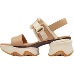 Sorel Women's Kinetic Impact Slingback - Honest Beige / Honey White -Sandals Outlet 0 80823.1707424126