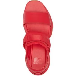 Sorel Women's Kinetic Impact Slingback Heel - Red Glo / Gum -Sandals Outlet 0 93717.1708979309