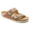 Birkenstock Women's Arizona Big Buckle Oiled Leather - Cognac (Narrow Width) -Sandals Outlet 1011073 01163.1673886481