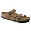 Birkenstock Women's Franca Oiled Leather - Tobacco Brown (Narrow Width) -Sandals Outlet 1015931 75405.1647368438