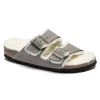 Birkenstock Arizona Shearling - Stone Coin (Regular Width) -Sandals Outlet 1017403 58204.1648230743