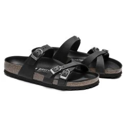 Birkenstock Women's Franca Oiled Piumato Leather - Black (Narrow Width) 11 Birkenstock Women's Franca Oiled Piumato Leather - Black (Narrow Width) -Sandals Outlet 1017566 pair 97865.1673554054