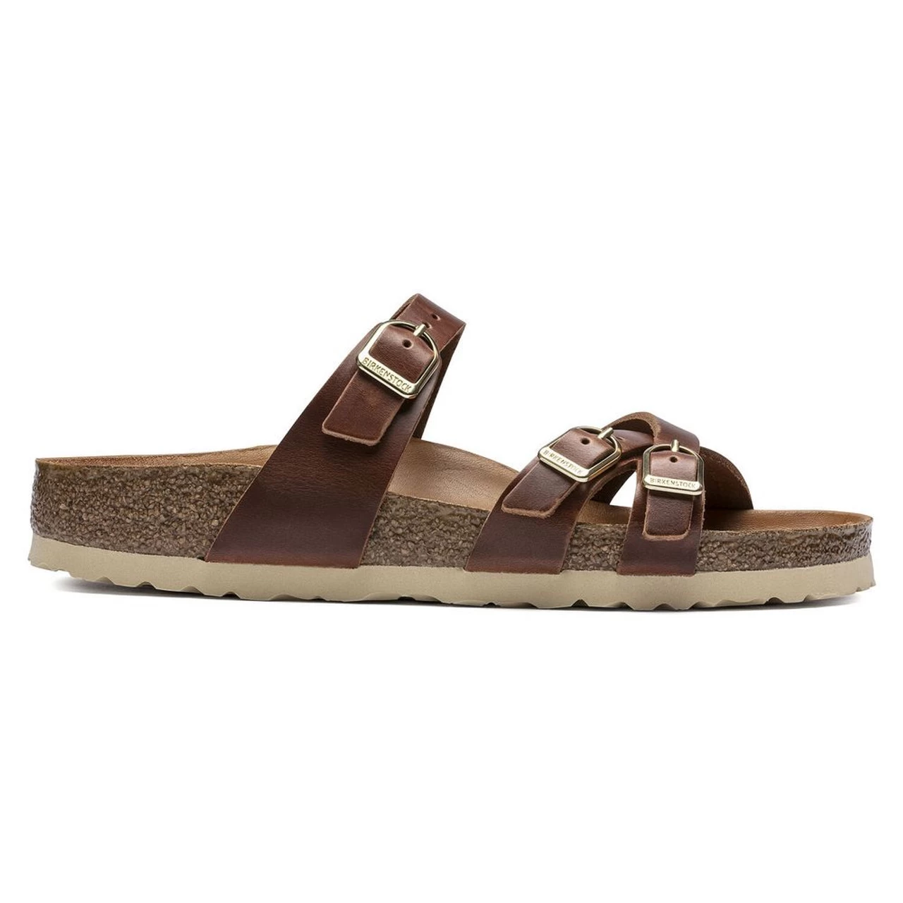 Birkenstock Women's Franca Oiled Leather - Cognac (Narrow Width) 4 Birkenstock Women's Franca Oiled Leather - Cognac (Narrow Width) - Image 2