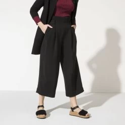 Birkenstock Papillio Women's Glenda - Teddy Black (Narrow Width) -Sandals Outlet 1020216 f look f 05743.1635969458