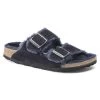 Birkenstock Arizona Shearling - Midnight (Narrow Width) -Sandals Outlet 1020583 67576.1635968710