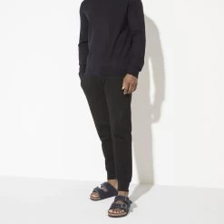 Birkenstock Arizona Shearling - Midnight (Narrow Width) -Sandals Outlet 1020583 f look m 46040.1635968705