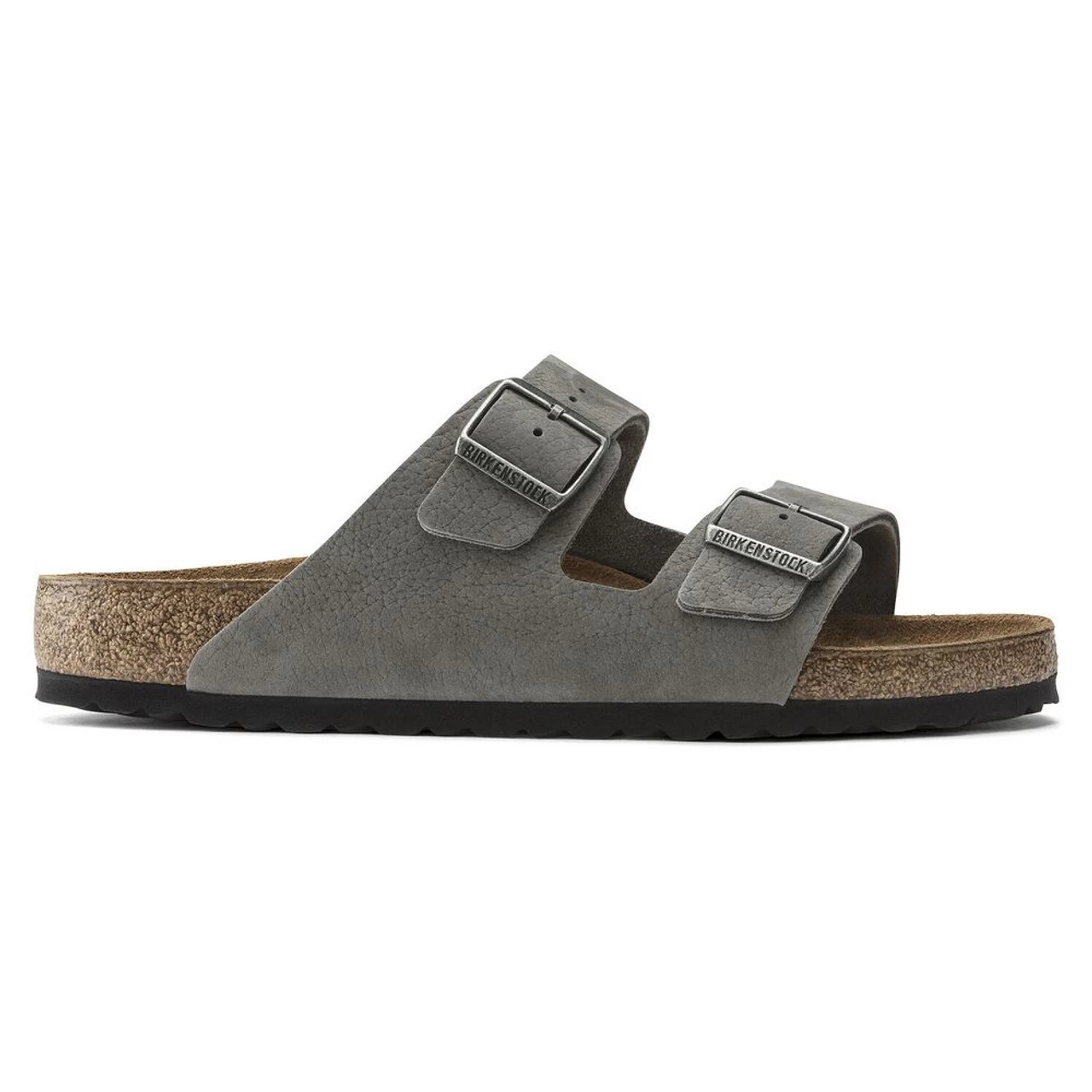 Birkenstock Men's Arizona Nubuck Leather - Desert Buck Whale Gray (Regular Width) 4 Birkenstock Men's Arizona Nubuck Leather - Desert Buck Whale Gray (Regular Width) - Image 2
