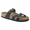 Birkenstock Women's Franca Oiled Leather - Black (Narrow Width) -Sandals Outlet 1021203 39191.1716492458