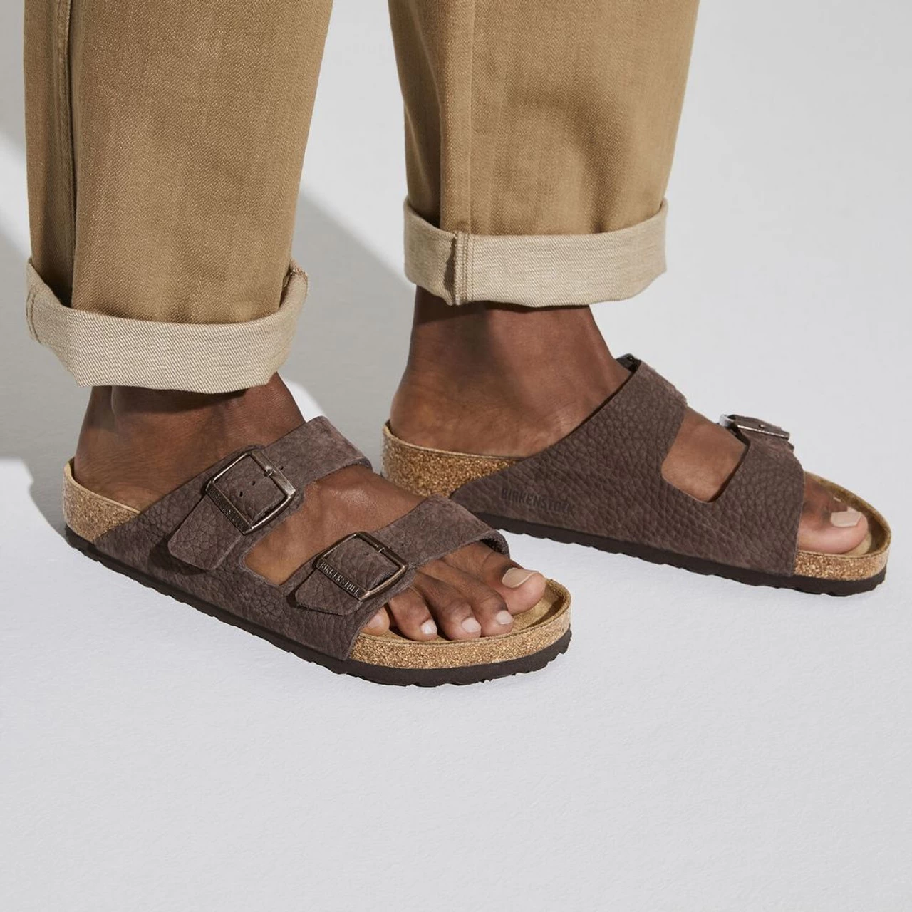 Birkenstock Men's Arizona Nubuck Leather - Desert Buck Roast (Regular Width) 11 Birkenstock Men's Arizona Nubuck Leather - Desert Buck Roast (Regular Width) - Image 9