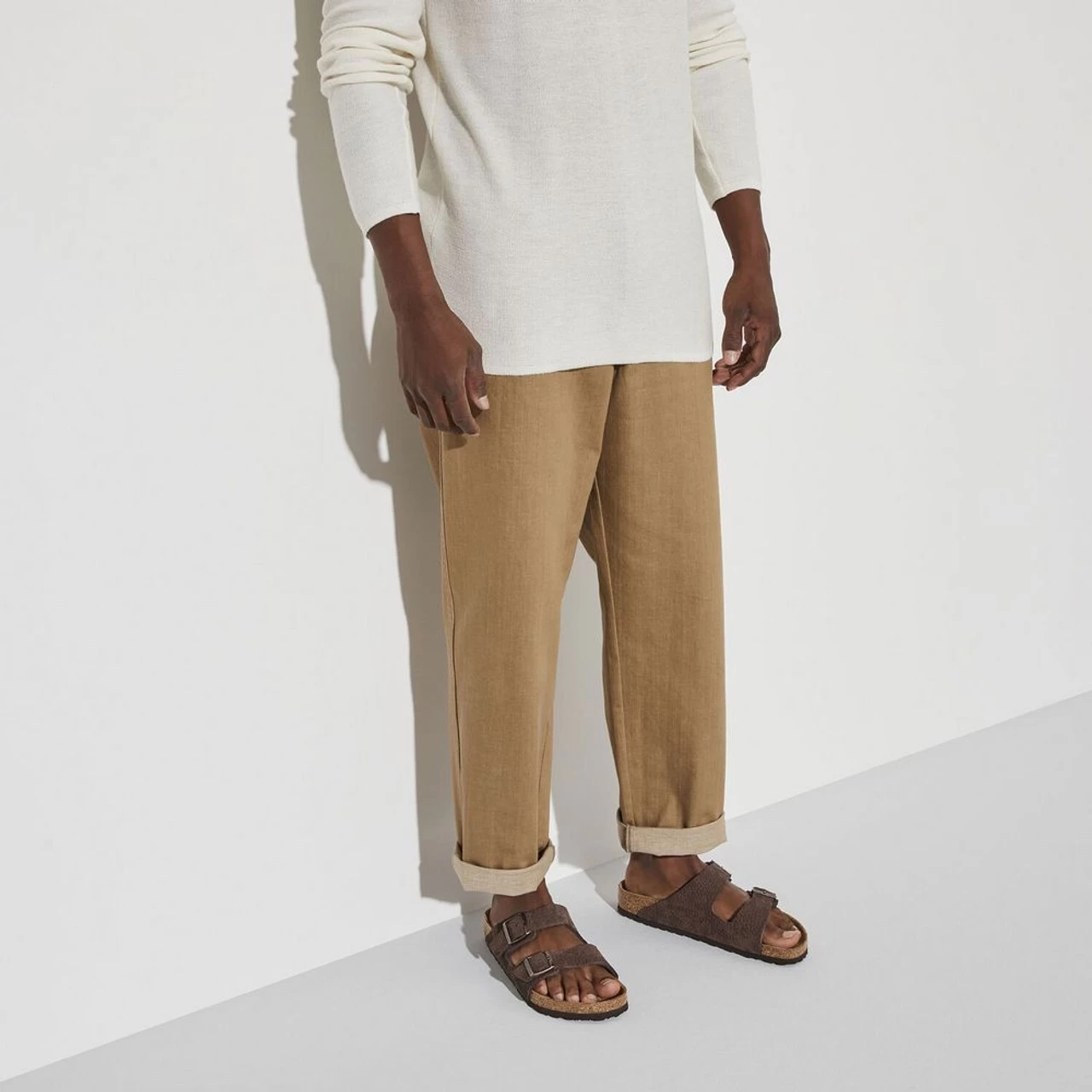 Birkenstock Men's Arizona Nubuck Leather - Desert Buck Roast (Regular Width) 10 Birkenstock Men's Arizona Nubuck Leather - Desert Buck Roast (Regular Width) - Image 8