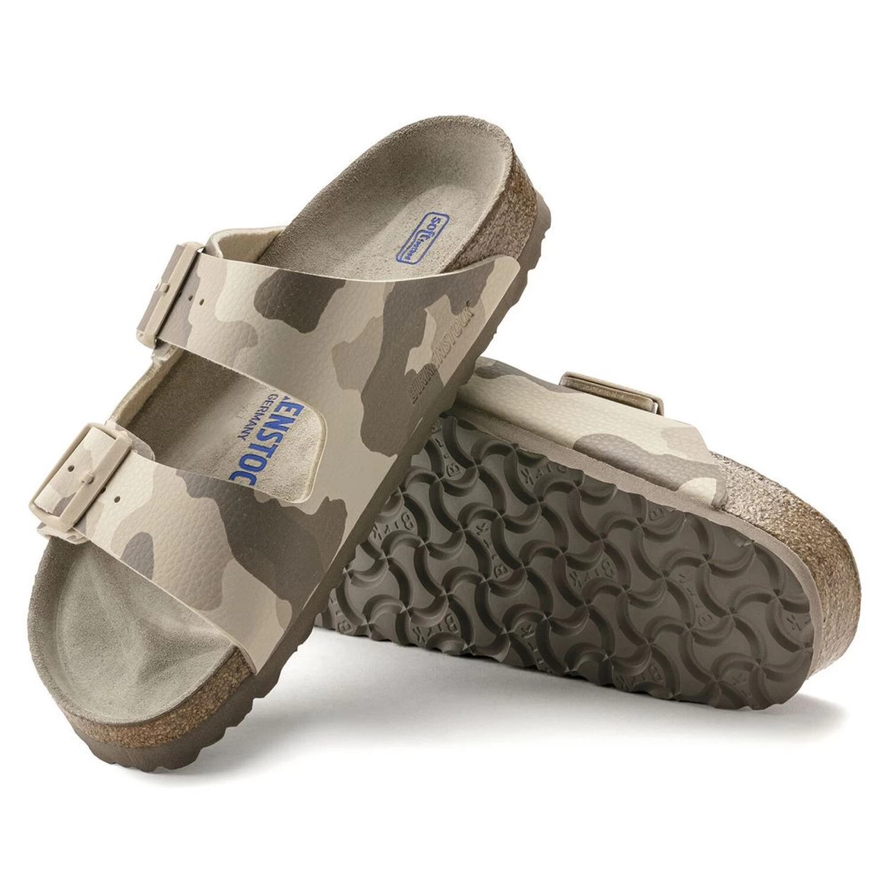 Birkenstock Women's Arizona Soft Footbed Birko-Flor - Desert Soil Gray/Taupe (Narrow Width) 6 Birkenstock Women's Arizona Soft Footbed Birko-Flor - Desert Soil Gray/Taupe (Narrow Width) - Image 4