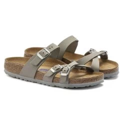 Birkenstock Women's Franca Soft Footbed Nubuck Leather - Dove Gray (Regular Width) 10 Birkenstock Women's Franca Soft Footbed Nubuck Leather - Dove Gray (Regular Width) -Sandals Outlet 1023375 pair 87568.1681154867