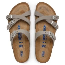 Birkenstock Women's Franca Soft Footbed Nubuck Leather - Dove Gray (Narrow Width) 11 Birkenstock Women's Franca Soft Footbed Nubuck Leather - Dove Gray (Narrow Width) -Sandals Outlet 1023375 top 25008.1658777084