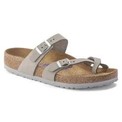 Birkenstock Women's Mayari Nubuck Leather - Dove Gray (Regular Width)