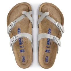 Birkenstock Women's Mayari Nubuck Leather - Dove Gray (Regular Width) -Sandals Outlet 1023577 top 53541.1660834691
