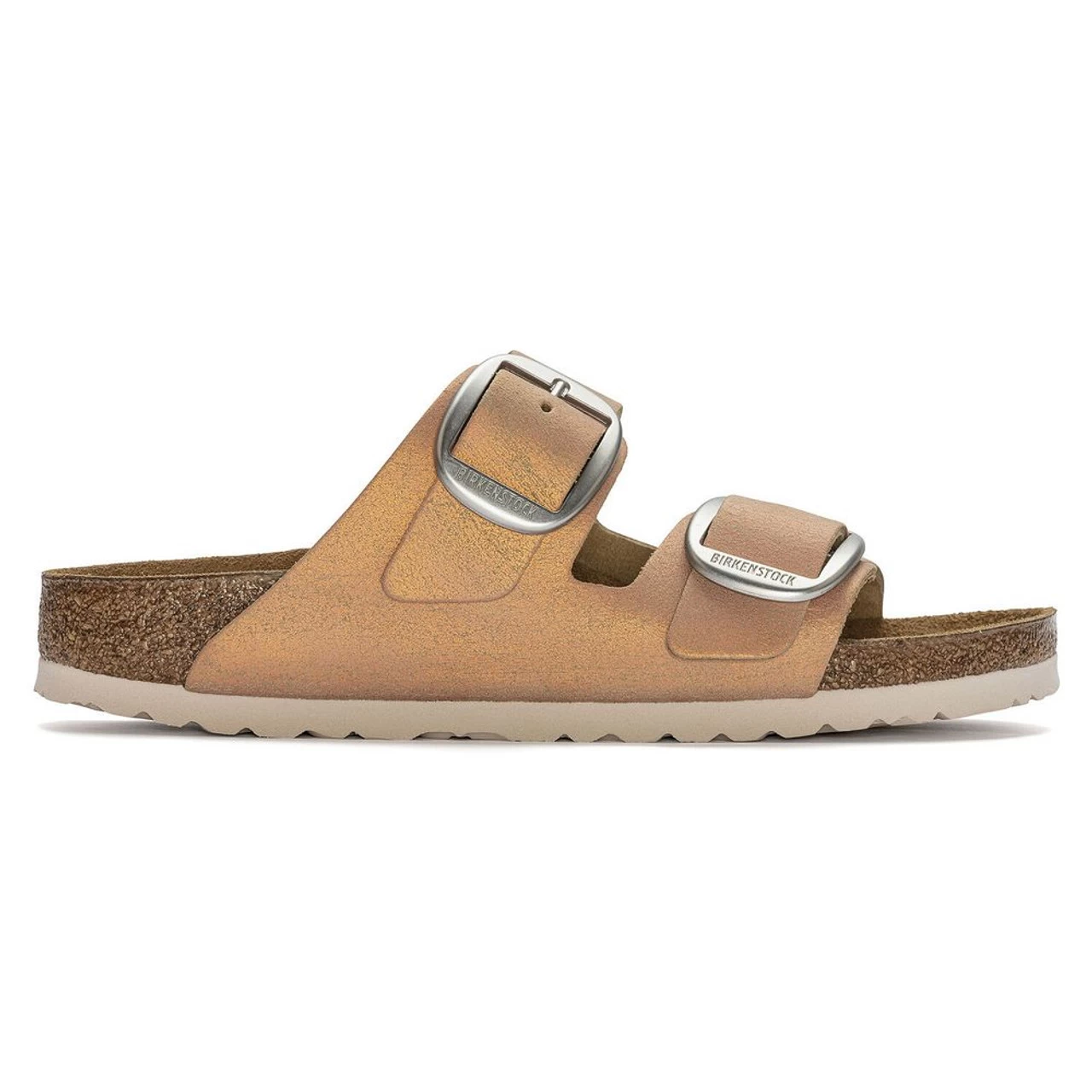 Birkenstock Women's Arizona Big Buckle Nubuck Leather - Washed Metallic Copper (Narrow Width) 4 Birkenstock Women's Arizona Big Buckle Nubuck Leather - Washed Metallic Copper (Narrow Width) - Image 2