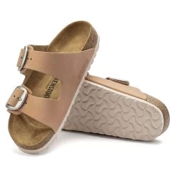 Birkenstock Women's Arizona Big Buckle Nubuck Leather - Washed Metallic Copper (Narrow Width) 12 Birkenstock Women's Arizona Big Buckle Nubuck Leather - Washed Metallic Copper (Narrow Width) -Sandals Outlet 1023867 sole 00670.1697476993