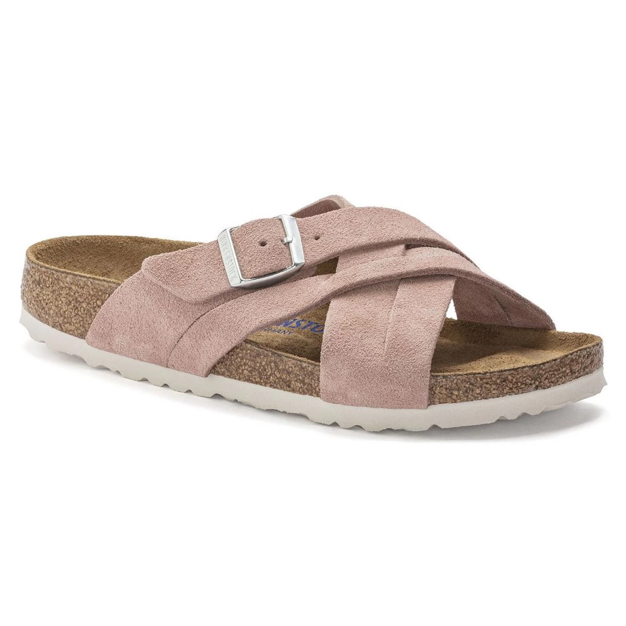 Birkenstock Women's Lugano Soft Footbed Suede Leather - Pink Clay (Narrow Width) 3 Birkenstock Women's Lugano Soft Footbed Suede Leather - Pink Clay (Narrow Width)