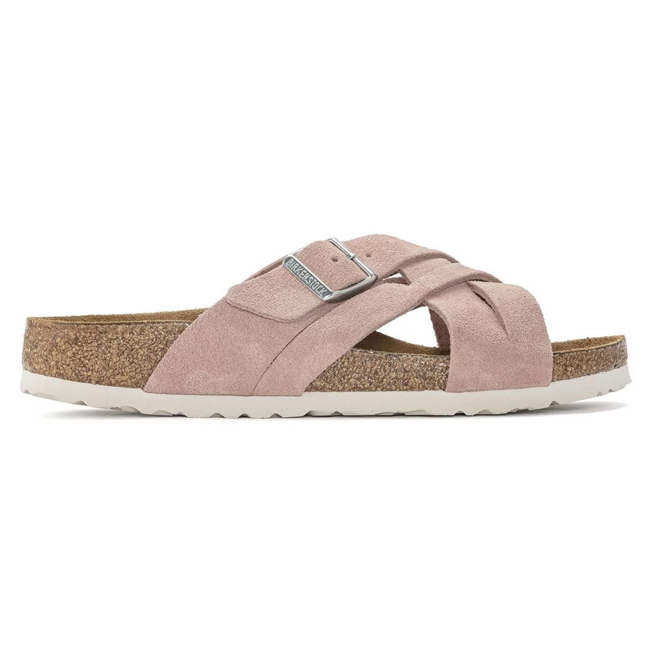 Birkenstock Women's Lugano Soft Footbed Suede Leather - Pink Clay (Narrow Width) 4 Birkenstock Women's Lugano Soft Footbed Suede Leather - Pink Clay (Narrow Width) - Image 2