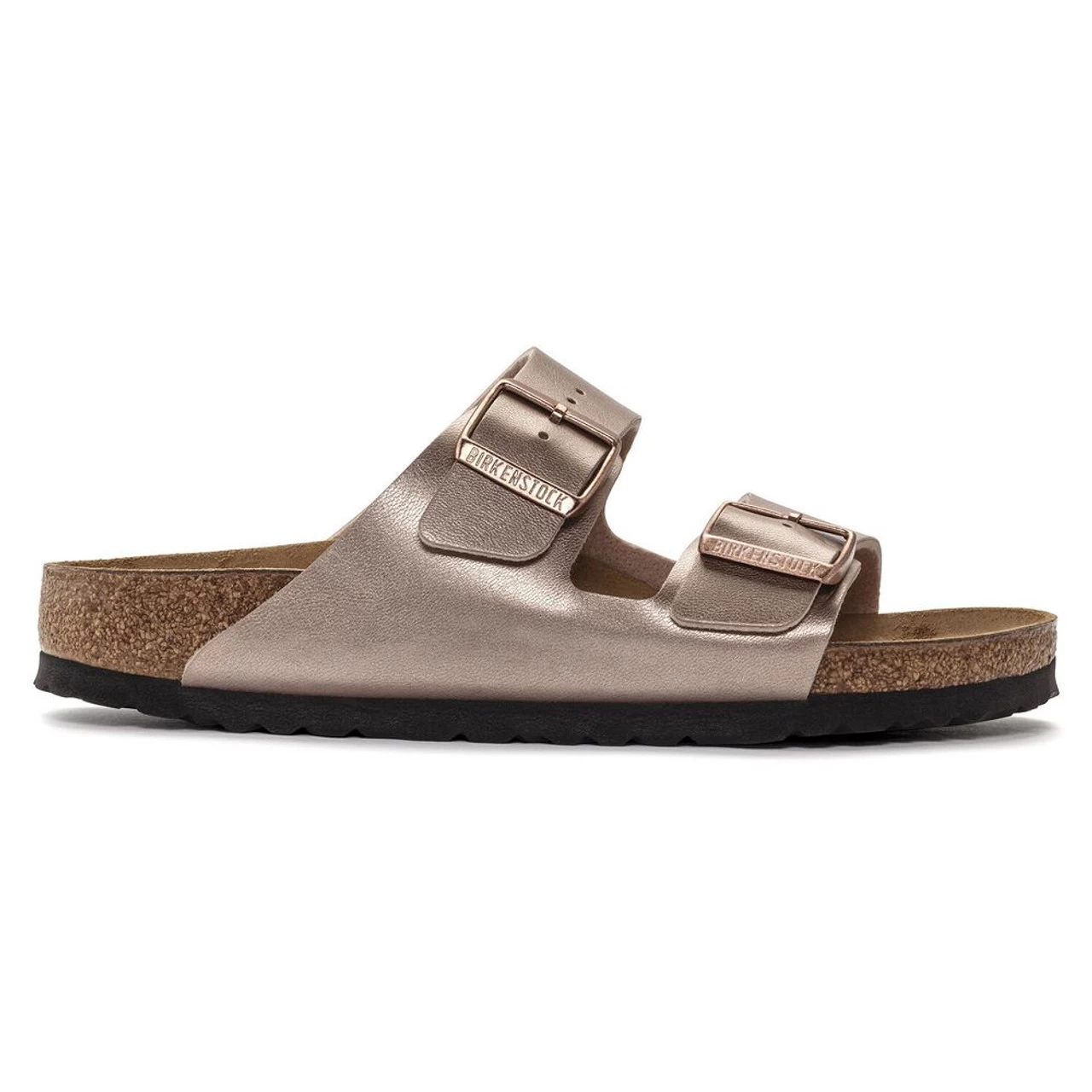 Birkenstock Women's Arizona Birko-Flor - Metallic Copper (Narrow Width) 4 Birkenstock Women's Arizona Birko-Flor - Metallic Copper (Narrow Width) - Image 2