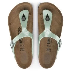 Birkenstock Women's Gizeh Vegan Birko-Flor - Graceful Matcha (Regular Width) -Sandals Outlet 1023944 top 53532.1676398092