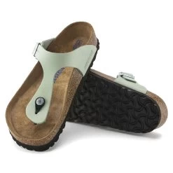 Birkenstock Women's Gizeh Soft Footbed Nubuck Leather - Matcha (Regular Width) 12 Birkenstock Women's Gizeh Soft Footbed Nubuck Leather - Matcha (Regular Width) -Sandals Outlet 1023973 sole 80931.1679515675