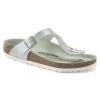 Birkenstock Women's Gizeh Vegan Microfiber - Iridescent Matcha