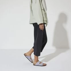 Birkenstock Women's Arizona Big Buckle Nubuck Leather - Purple Fog (Narrow Width) -Sandals Outlet 1024000 f look f 77740.1697476948