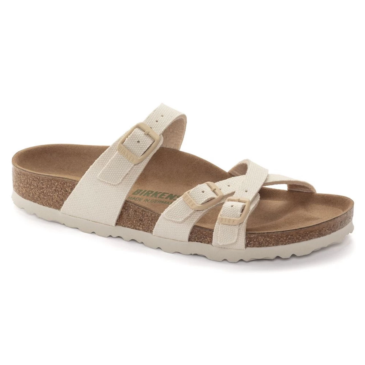 Birkenstock Women's Franca Vegan Textile - Canvas Eggshell (Regular Width) 3 Birkenstock Women's Franca Vegan Textile - Canvas Eggshell (Regular Width)