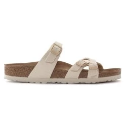 Birkenstock Women's Franca Vegan Textile - Canvas Eggshell (Regular Width) 10 Birkenstock Women's Franca Vegan Textile - Canvas Eggshell (Regular Width) -Sandals Outlet 1024032 side 02105.1681157193