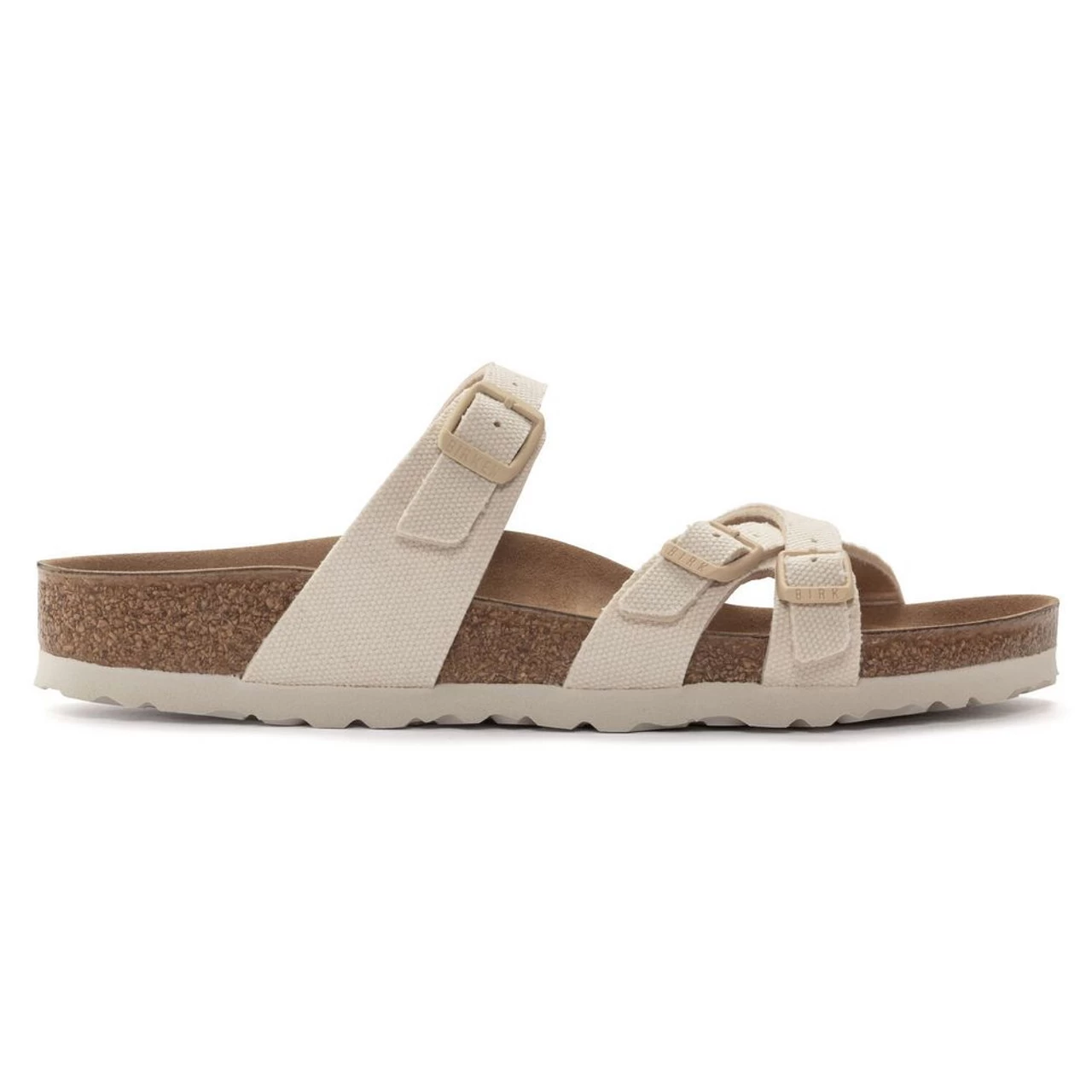 Birkenstock Women's Franca Vegan Textile - Canvas Eggshell (Regular Width) 4 Birkenstock Women's Franca Vegan Textile - Canvas Eggshell (Regular Width) - Image 2