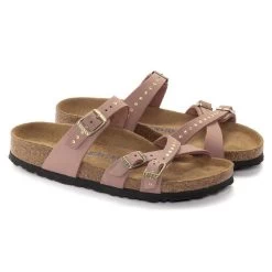 Birkenstock Women's Franca Soft Footbed Nubuck Leather - Old Rose (Regular Width) 11 Birkenstock Women's Franca Soft Footbed Nubuck Leather - Old Rose (Regular Width) -Sandals Outlet 1024227 pair 51897.1683316459