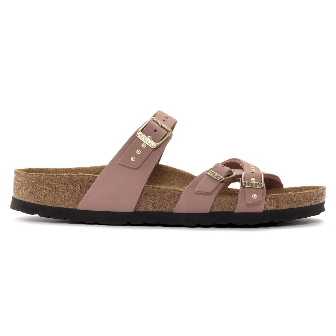 Birkenstock Women's Franca Soft Footbed Nubuck Leather - Old Rose (Regular Width) 4 Birkenstock Women's Franca Soft Footbed Nubuck Leather - Old Rose (Regular Width) - Image 2