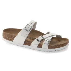 Birkenstock Women's Franca Oiled Leather - White (Narrow Width)