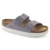 Birkenstock Papillio Women's Arizona Platform Nubuck Leather - Purple Fog 2 Birkenstock Papillio Women's Arizona Platform Nubuck Leather - Purple Fog -Sandals Outlet 1024529 81801.1682689539
