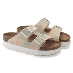 Birkenstock Papillio Women's Arizona Platform Vegan Birko-Flor - Watercolor Pink / Blue (Narrow Width) 11 Birkenstock Papillio Women's Arizona Platform Vegan Birko-Flor - Watercolor Pink / Blue (Narrow Width) -Sandals Outlet 1024597 pair 76999.1679517181