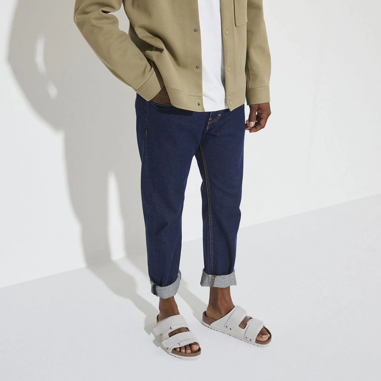 Birkenstock Women's Uji Nubuck/Suede Leather - Antique White (Narrow Width) 8 Birkenstock Women's Uji Nubuck/Suede Leather - Antique White (Narrow Width) - Image 6