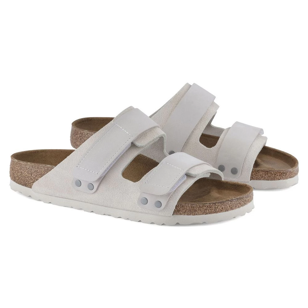 Birkenstock Women's Uji Nubuck/Suede Leather - Antique White (Narrow Width) 5 Birkenstock Women's Uji Nubuck/Suede Leather - Antique White (Narrow Width) - Image 3