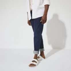 Birkenstock Women's Arizona Soft Footbed Leather - White (Narrow Width) -Sandals Outlet 1024945 f look m 40499.1676395932