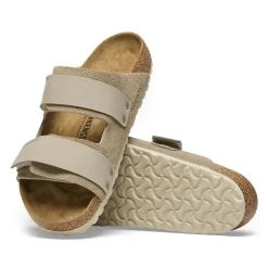 Birkenstock Uji Nubuck/Suede Leather - Taupe (Regular Width) -Sandals Outlet 1025690 sole 29653.1691081295