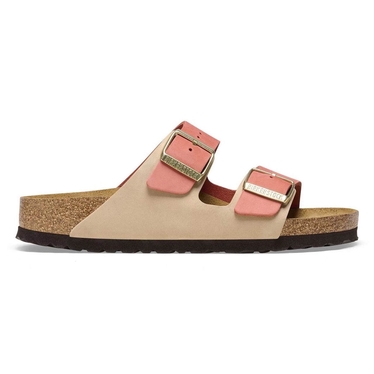 Birkenstock Women's Arizona Nubuck Leather - Mars Red / Sandcastle (Narrow Width) 4 Birkenstock Women's Arizona Nubuck Leather - Mars Red / Sandcastle (Narrow Width) - Image 2