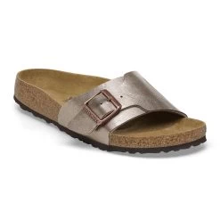 Birkenstock Women's Catalina Birko-Flor - Graceful Taupe (Narrow Width)