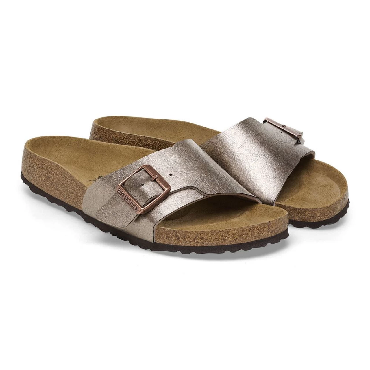 Birkenstock Women's Catalina Birko-Flor - Graceful Taupe (Narrow Width) 5 Birkenstock Women's Catalina Birko-Flor - Graceful Taupe (Narrow Width) - Image 3