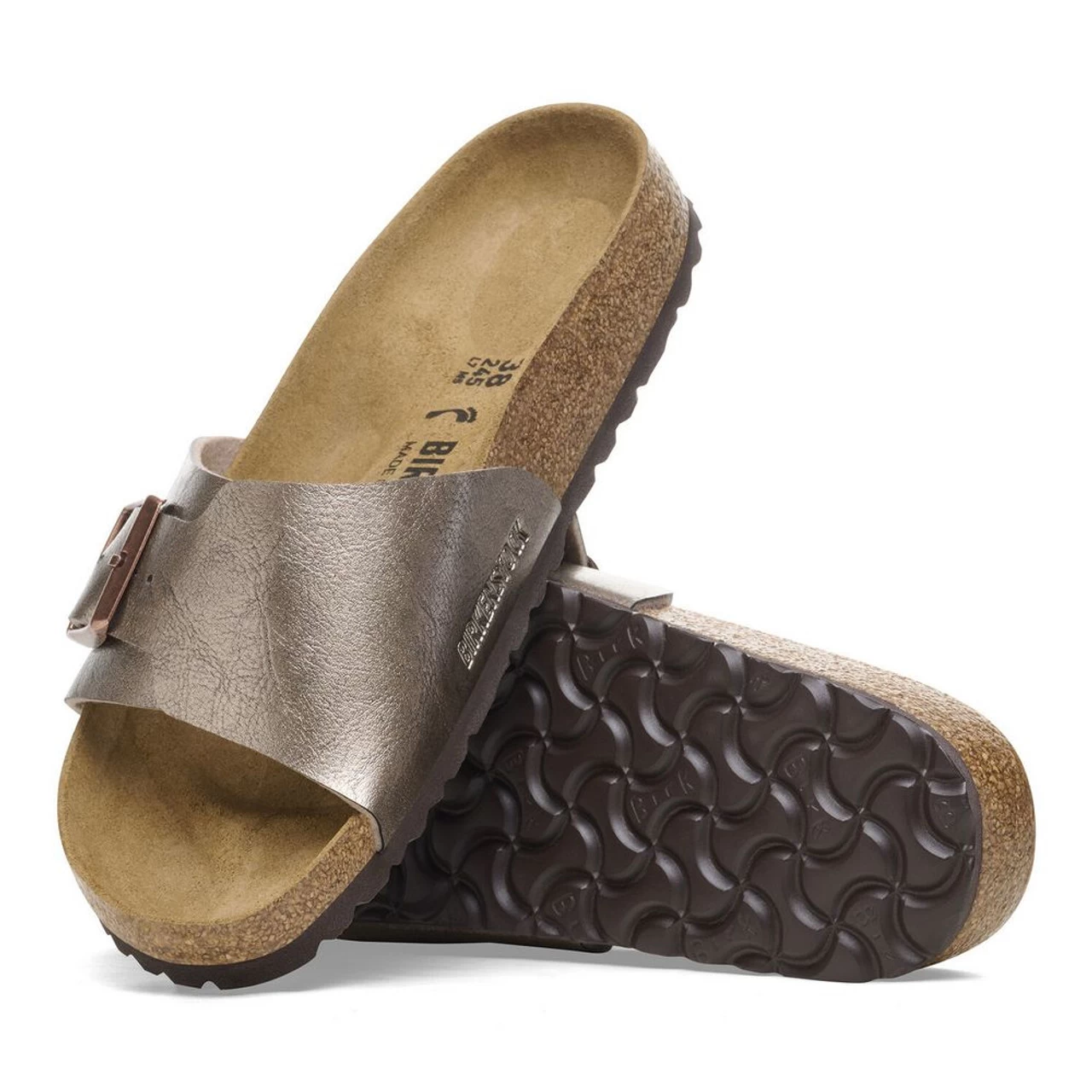 Birkenstock Women's Catalina Birko-Flor - Graceful Taupe (Narrow Width) 6 Birkenstock Women's Catalina Birko-Flor - Graceful Taupe (Narrow Width) - Image 4