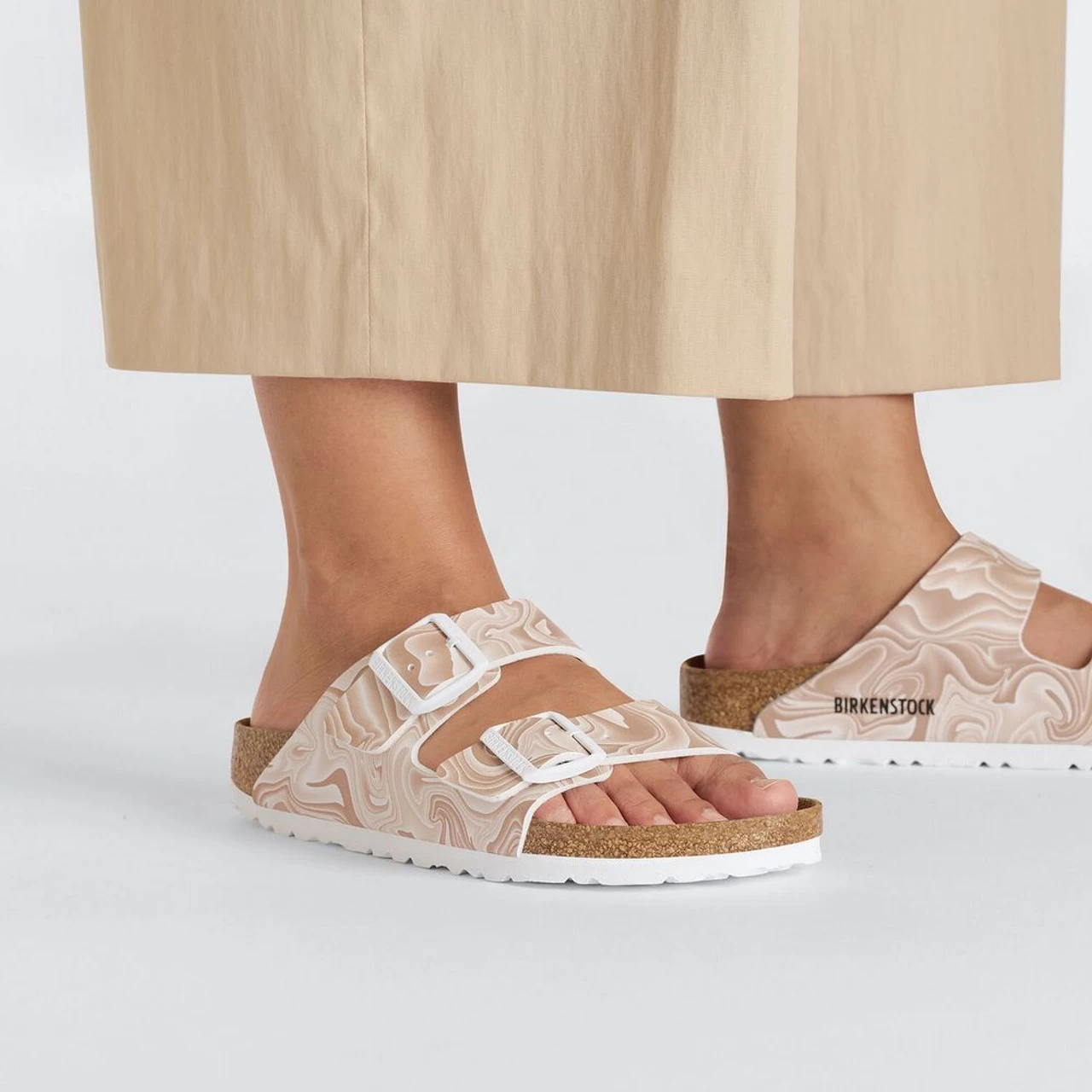 Birkenstock Women's Arizona Birko-Flor - New Beige (Narrow Width) 8 Birkenstock Women's Arizona Birko-Flor - New Beige (Narrow Width) - Image 6