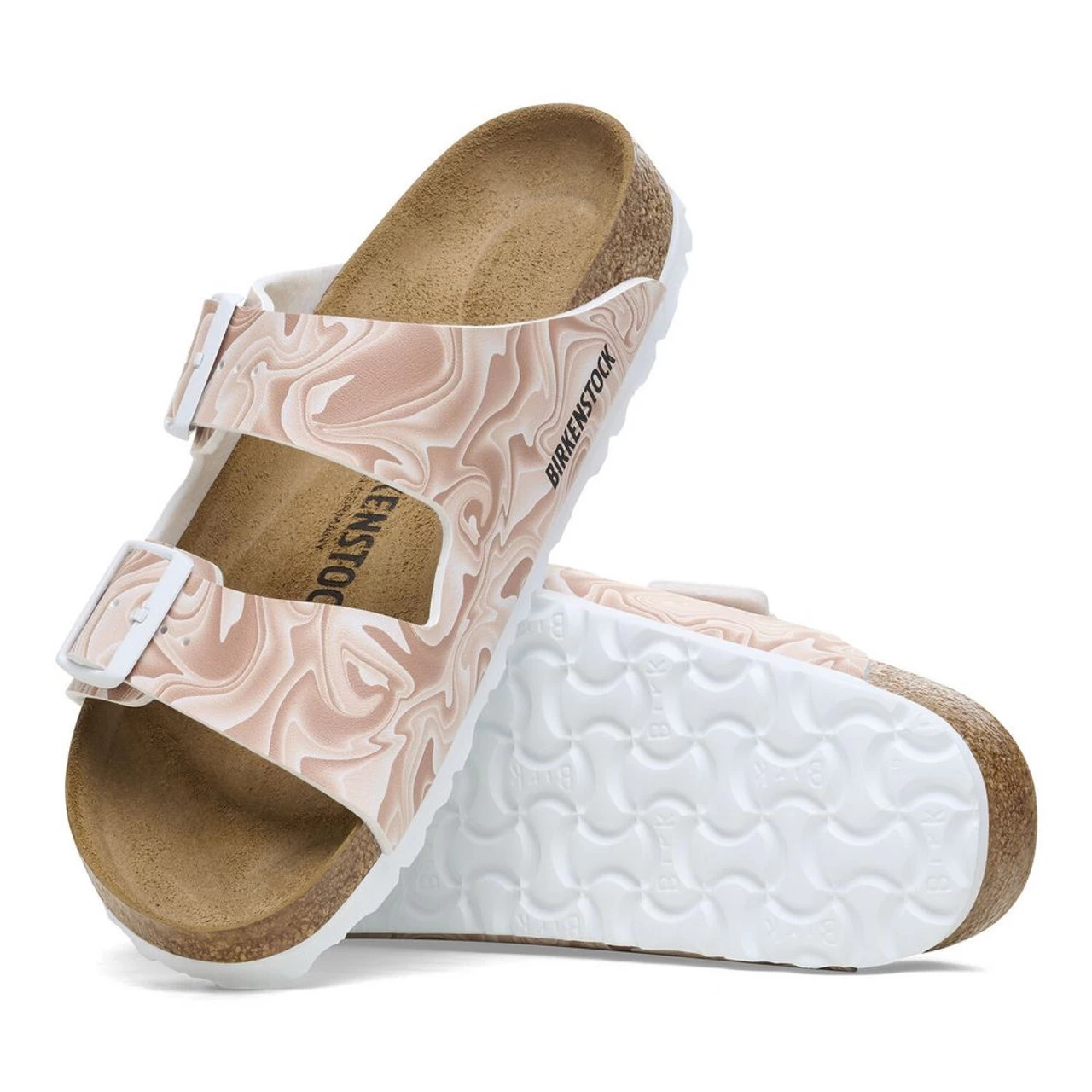 Birkenstock Women's Arizona Birko-Flor - New Beige (Narrow Width) 7 Birkenstock Women's Arizona Birko-Flor - New Beige (Narrow Width) - Image 5