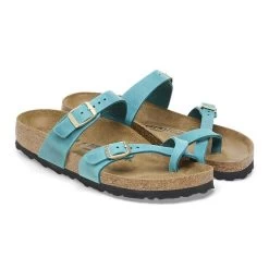 Birkenstock Women's Mayari Oiled Leather - Biscay Bay (Regular Width) -Sandals Outlet 1026591 pair 73356.1713542276