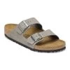 Birkenstock Arizona Suede Embossed - Dotted Stone Coin (Narrow Width) -Sandals Outlet 1026988 53219.1711477341