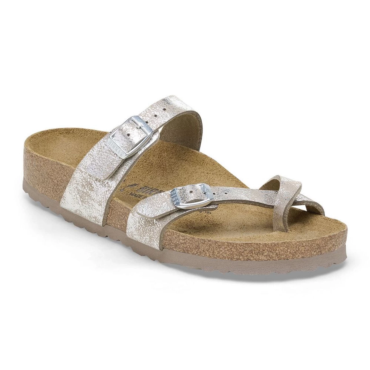 Birkenstock Women's Mayari Synthetic - Washed Metallic Silver (Regular Width) 3 Birkenstock Women's Mayari Synthetic - Washed Metallic Silver (Regular Width)