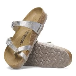 Birkenstock Women's Mayari Synthetic - Washed Metallic Silver (Regular Width) 12 Birkenstock Women's Mayari Synthetic - Washed Metallic Silver (Regular Width) -Sandals Outlet 1026992 sole 79443.1711384404